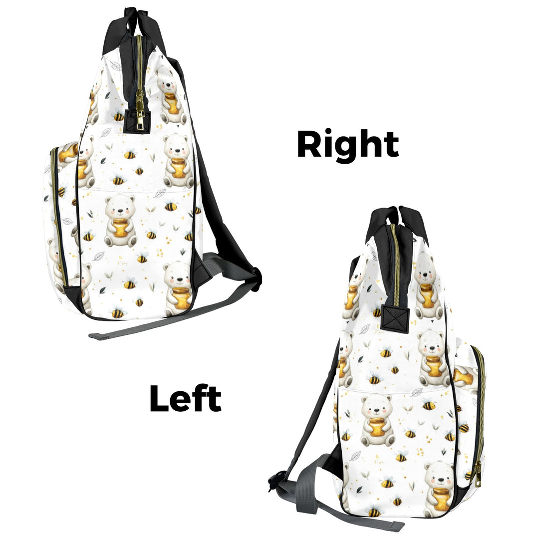 Bears and Honey Bees Diaper Bag