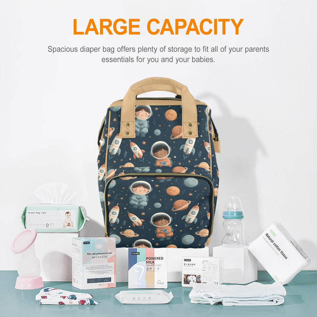 In Space with Friends Diaper Bag