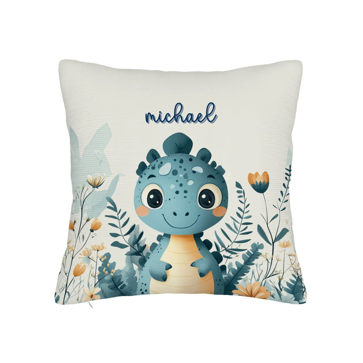Personalized Dinosaur Throw Pillow Covers