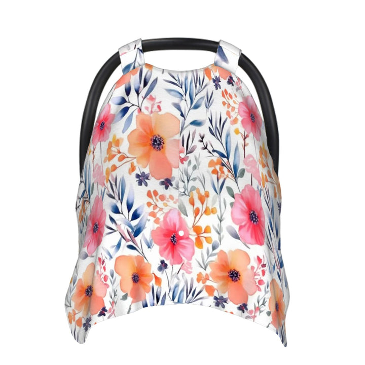 Bright Floral Car Seat & Breastfeeding Cover