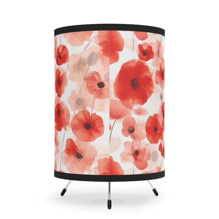 Poppy Flower Tripod Lamp