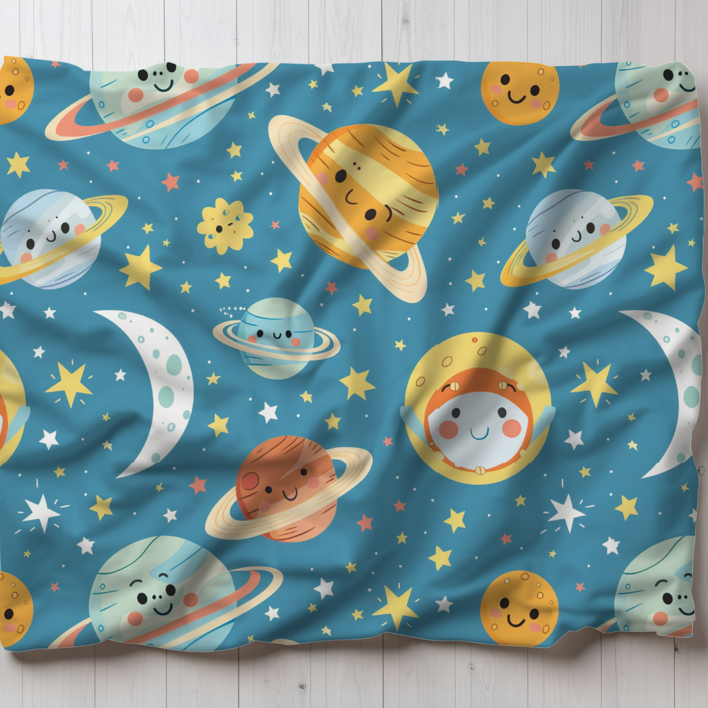 Cuddle-Up-To-The Cosmos Swaddle Blanket