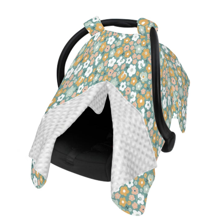 Green Boho Car Seat & Breastfeeding Cover
