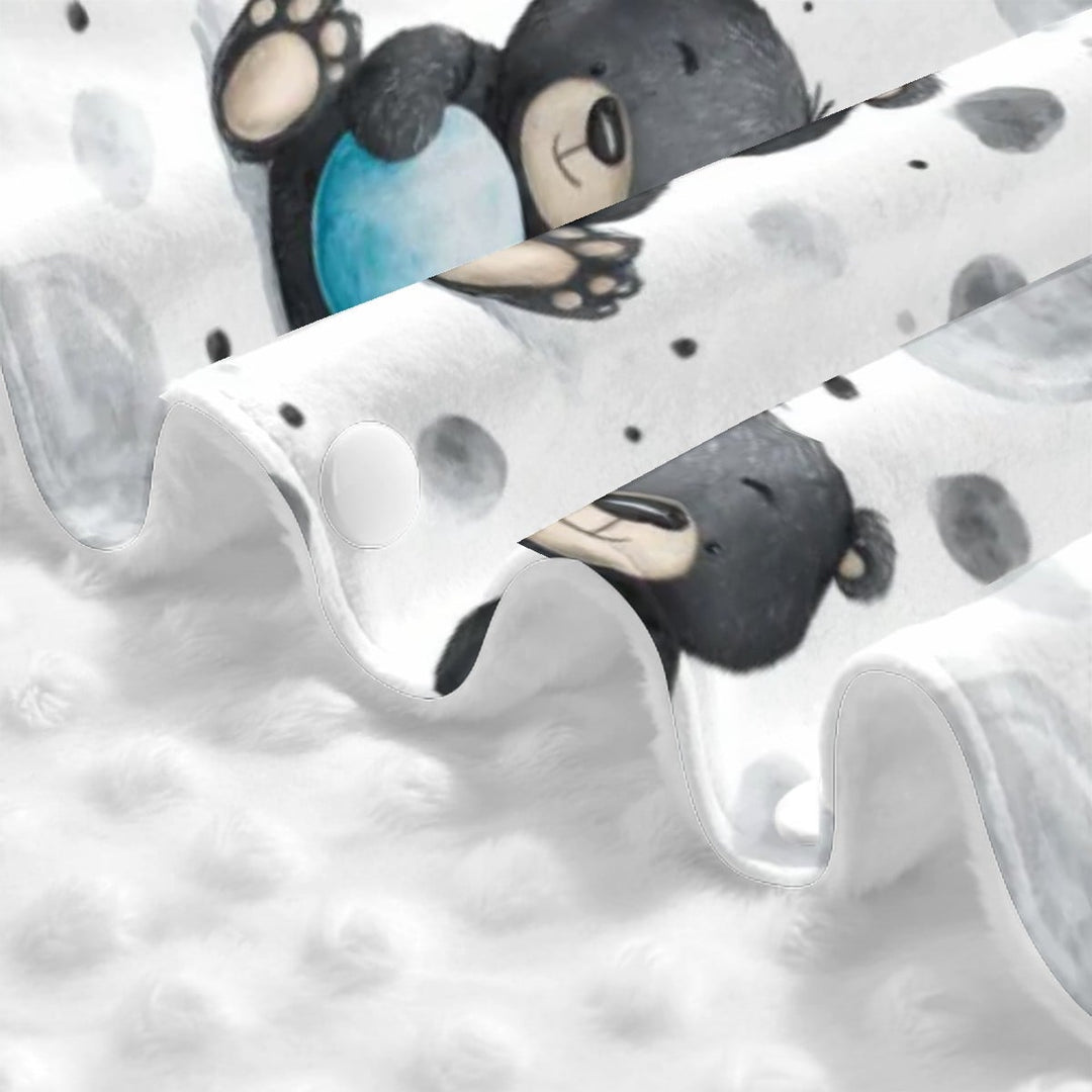 Black Teddy Bear Car Seat Cover