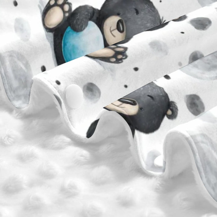 Black Teddy Bear Car Seat Cover