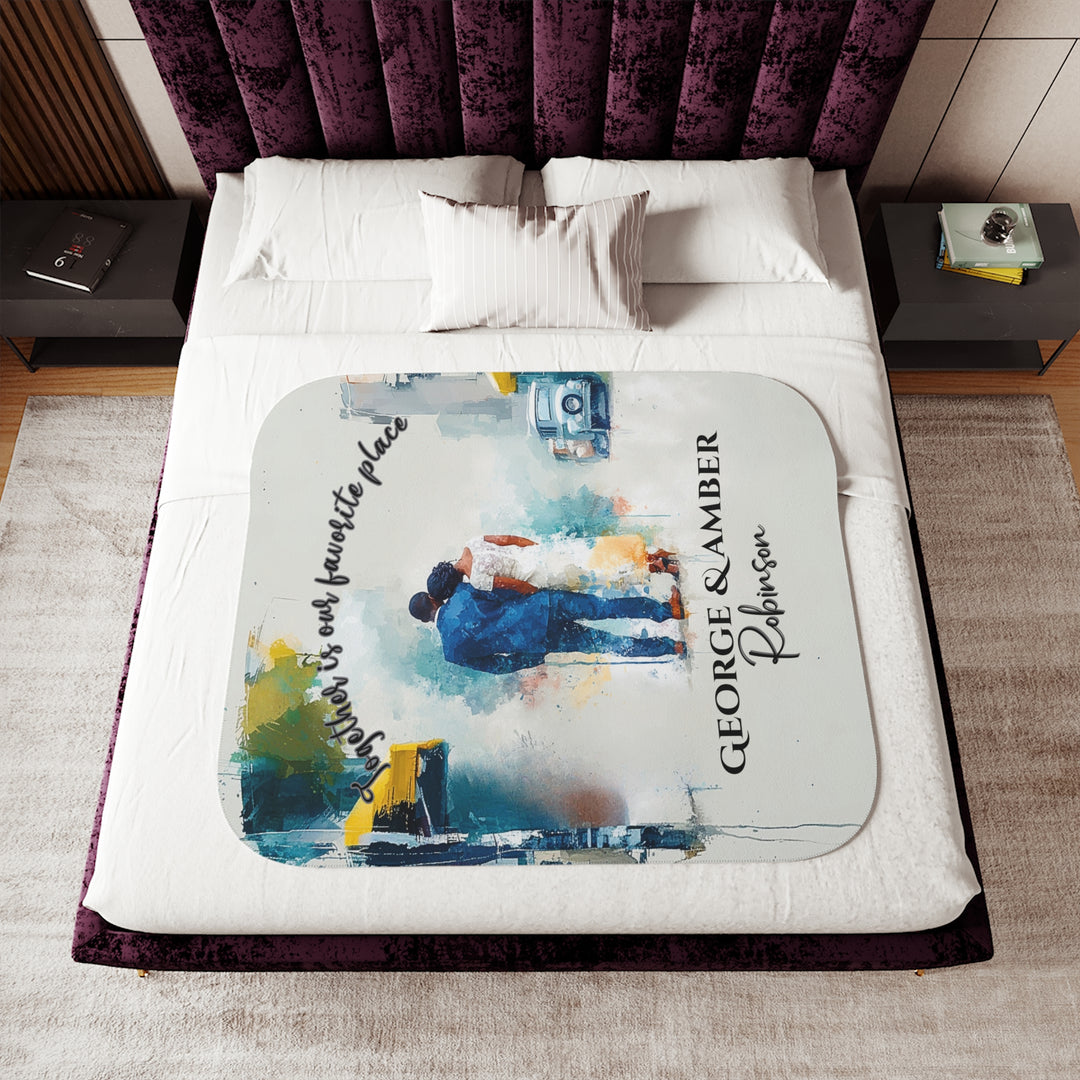 Personalized Cozy Sherpa Blanket A Day to Remember
