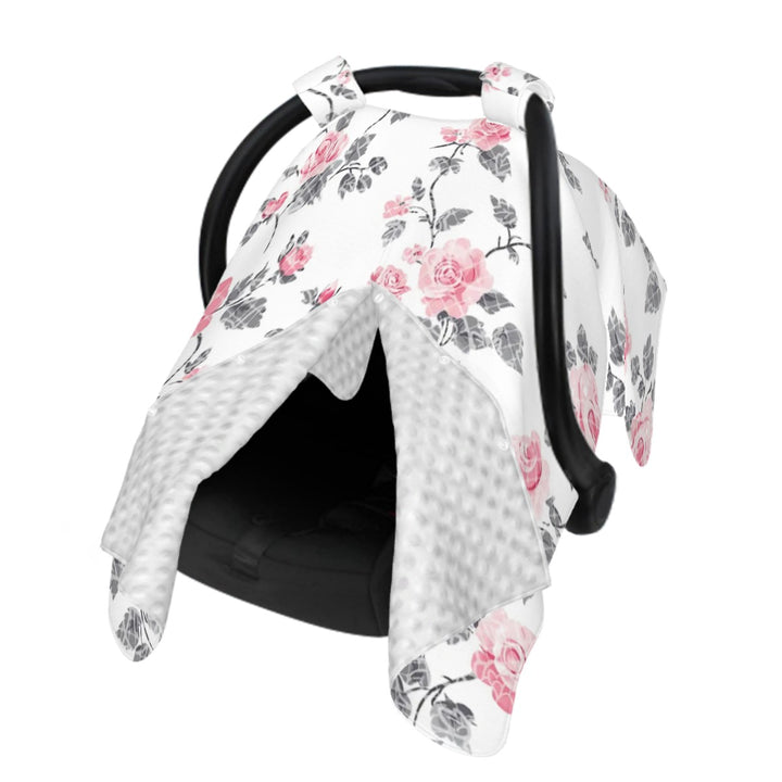 Roses and Lace Baby Car Seat Cover