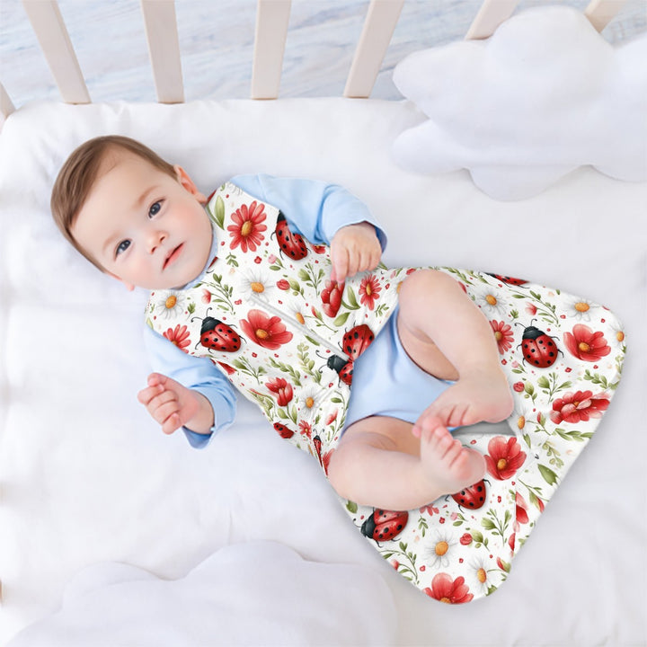 Ladybug Sleeveless Baby Sleep Sack