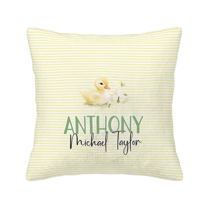 Baby Duckingly Corduroy Throw Pillow Covers