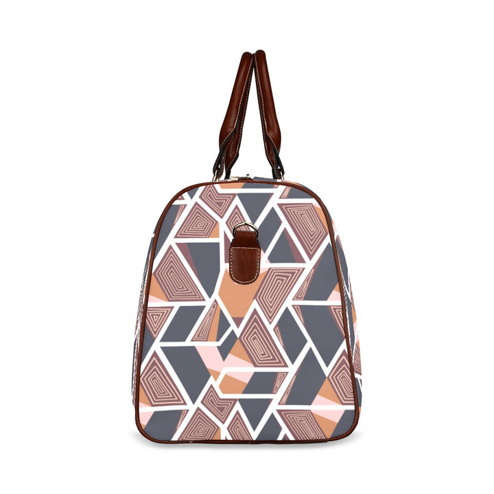 Brown Geometric Bag