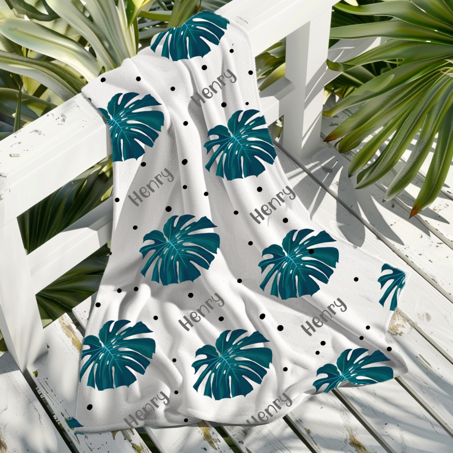 Tropical Dream Minky Blanket