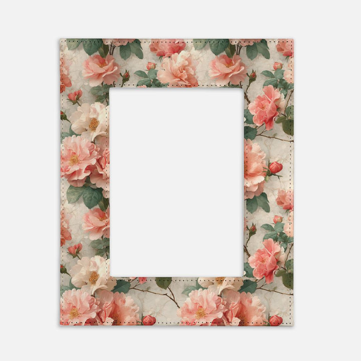 Peach Flowers Picture Frame