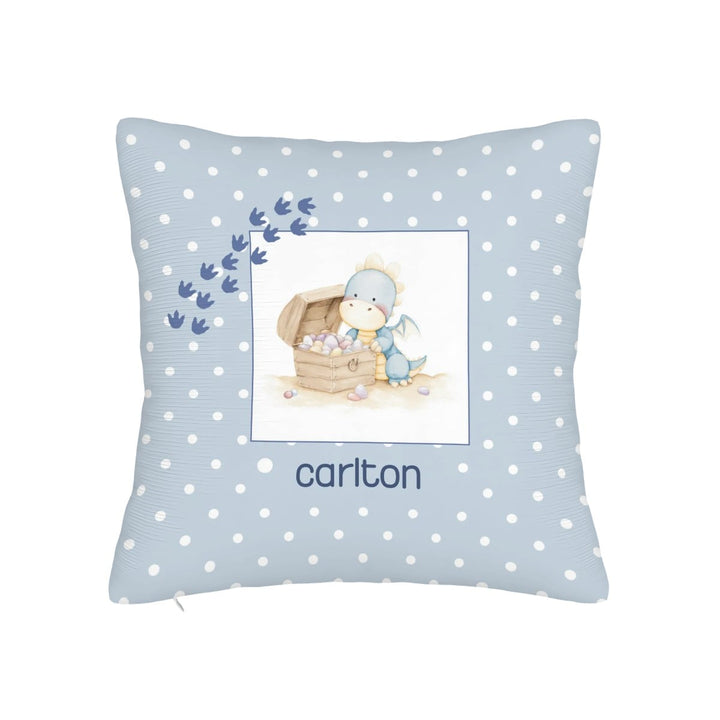 Dinosaur and Treasure Throw Pillow Covers