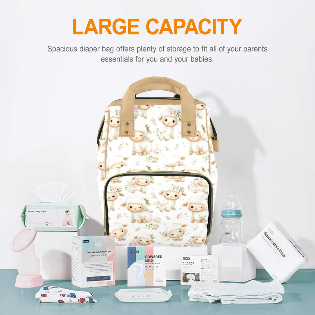 Cute Lamb Diaper Bag
