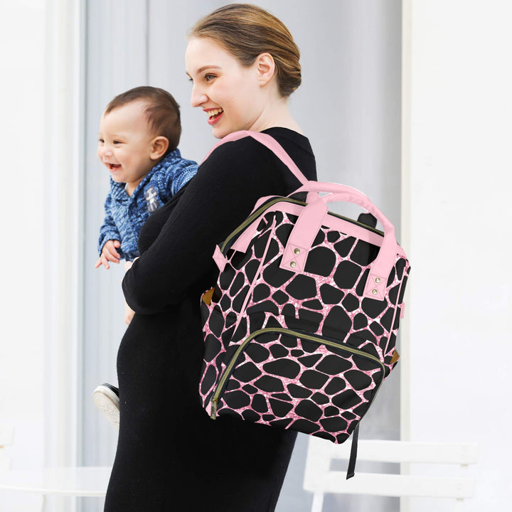 Pink Pebble Diaper Bag