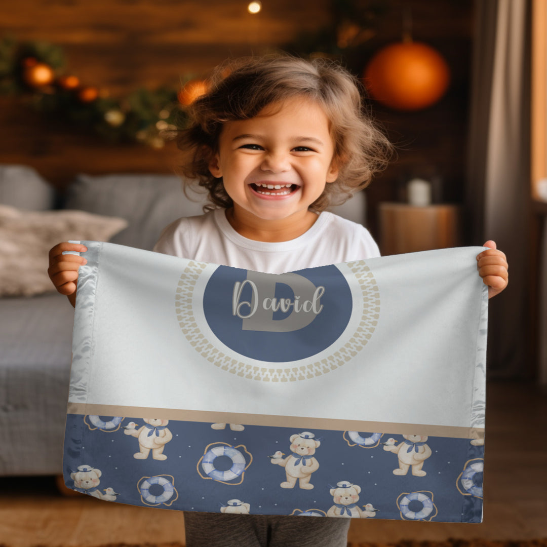 Teddy Bear Sailor Blanket