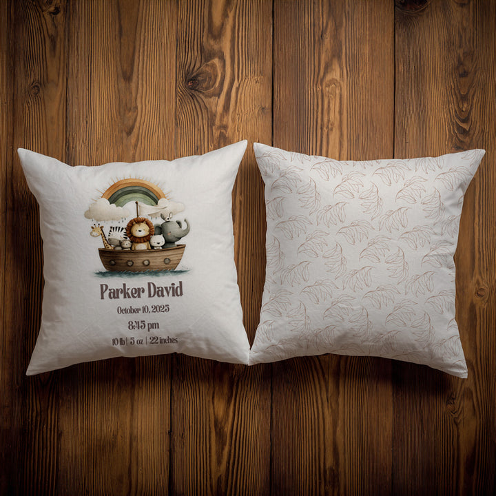 Whimsical Ark Throw Pillow Covers