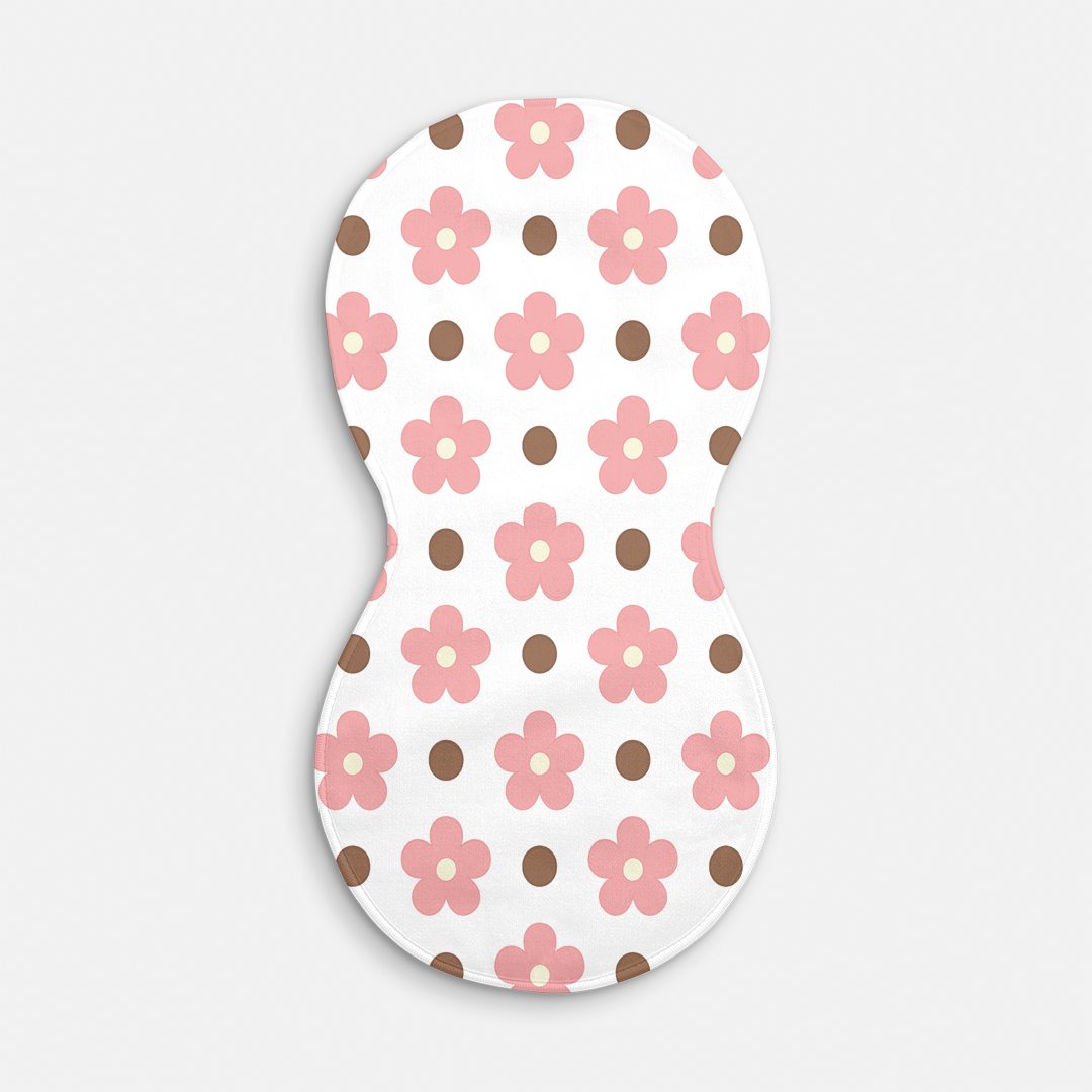 Flower Burp Cloth