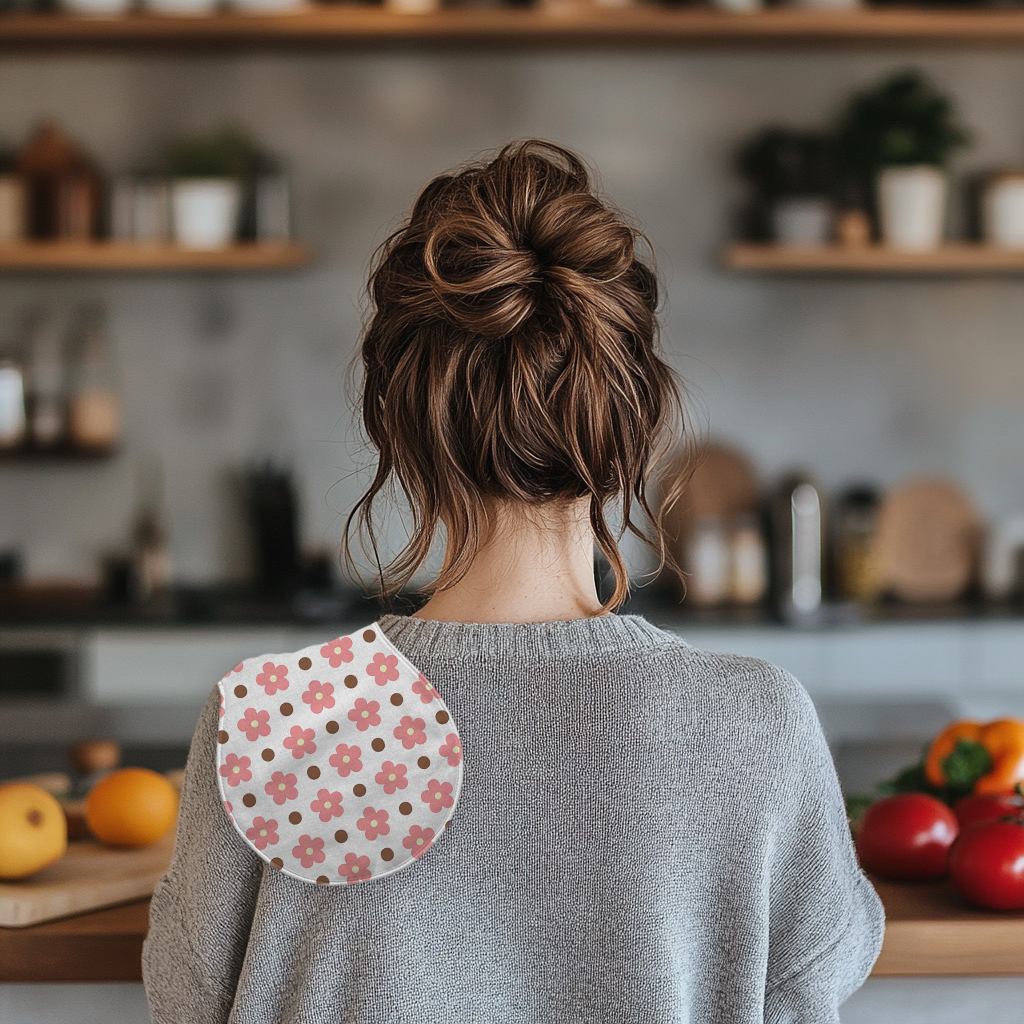 Flower Burp Cloth