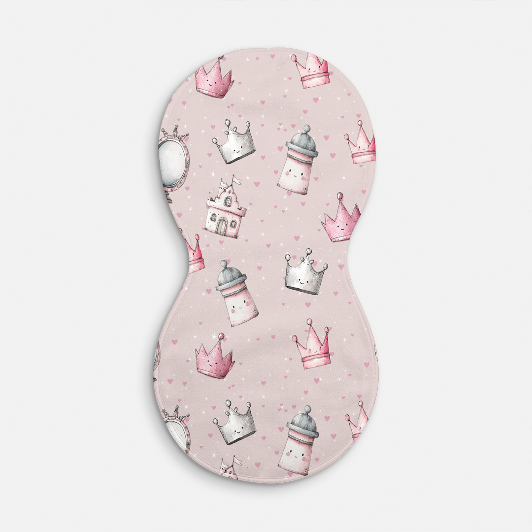 Princess Burp Cloth