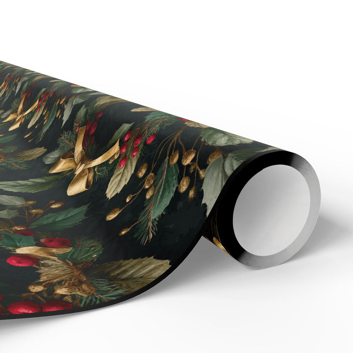 Holly Wrapping Paper