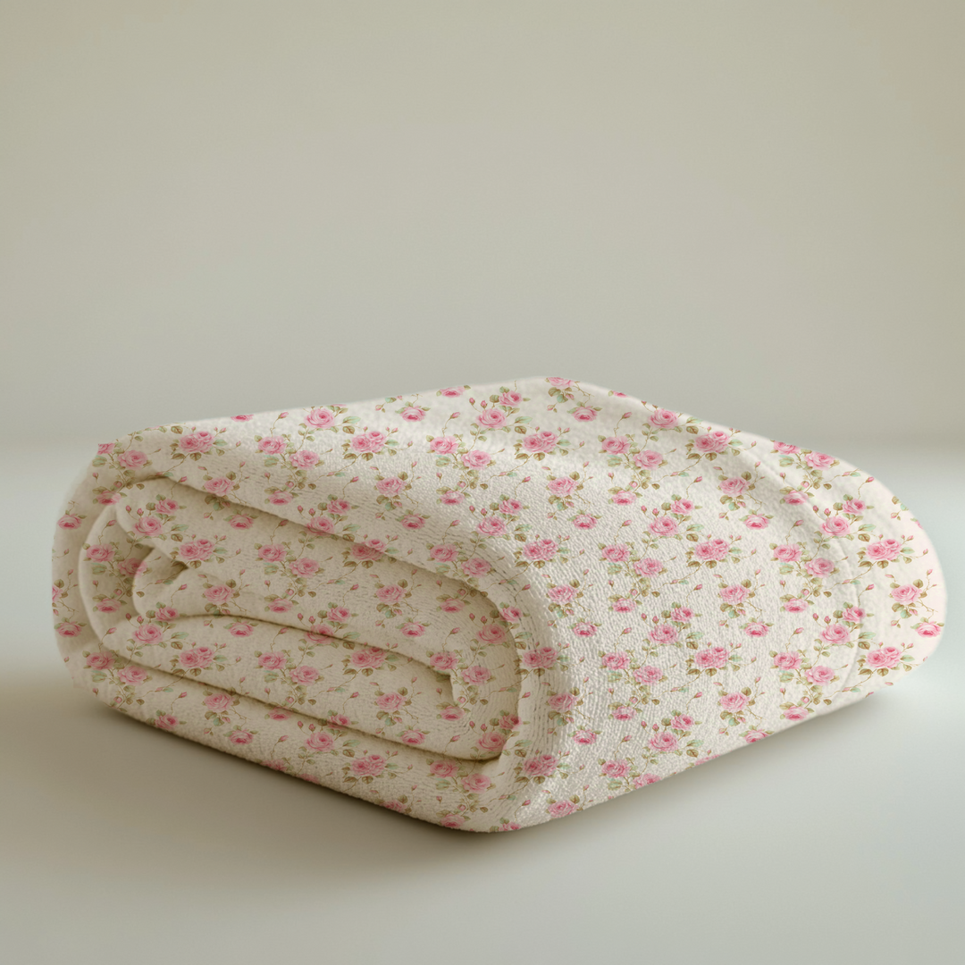 Rosebud Minky Blanket