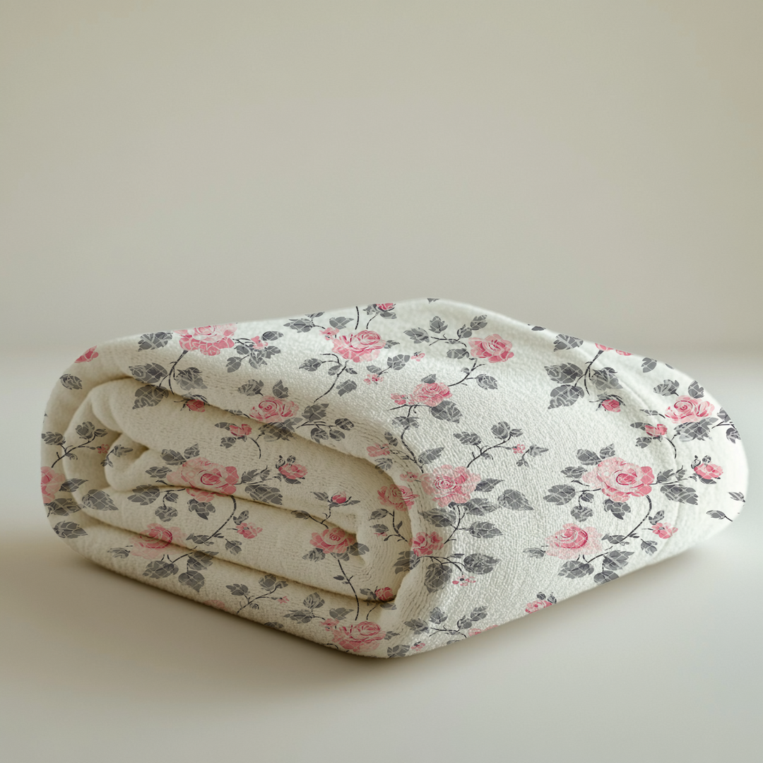 Roses and Lace Minky Blanket