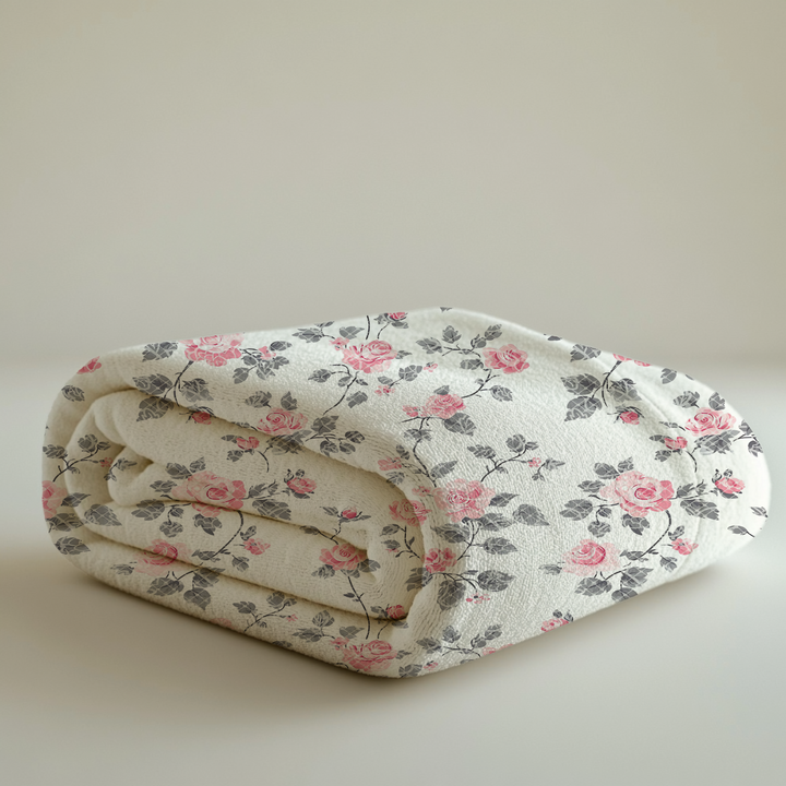 Roses and Lace Minky Blanket