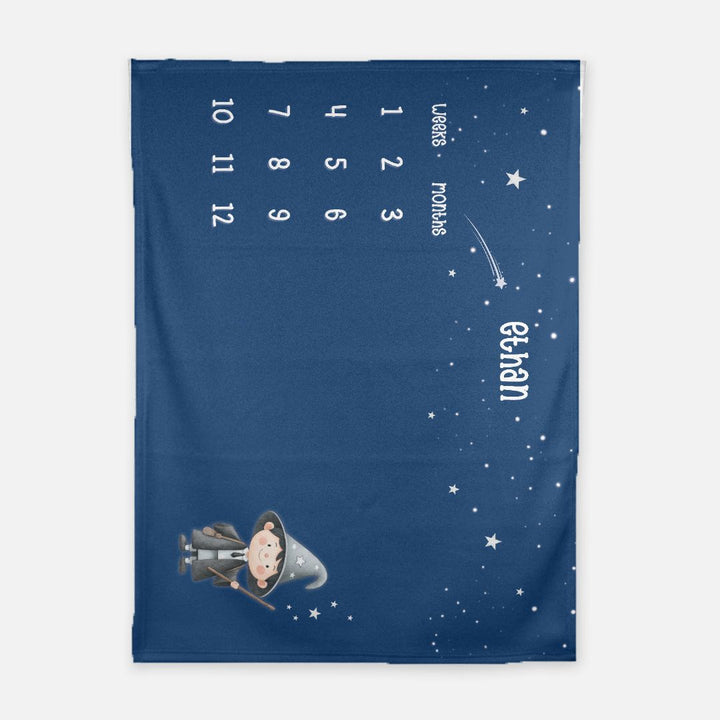 Wizard Milestone Blanket