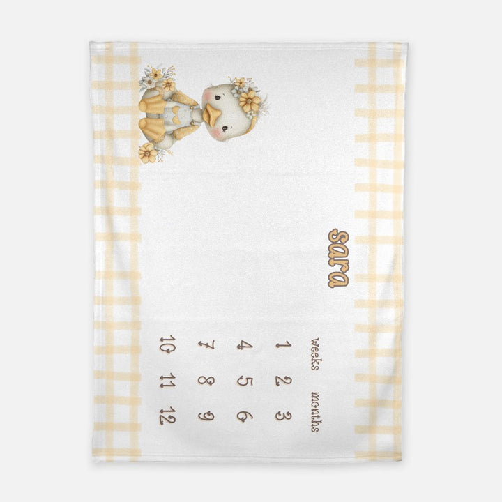 Duckling Milestone Blanket