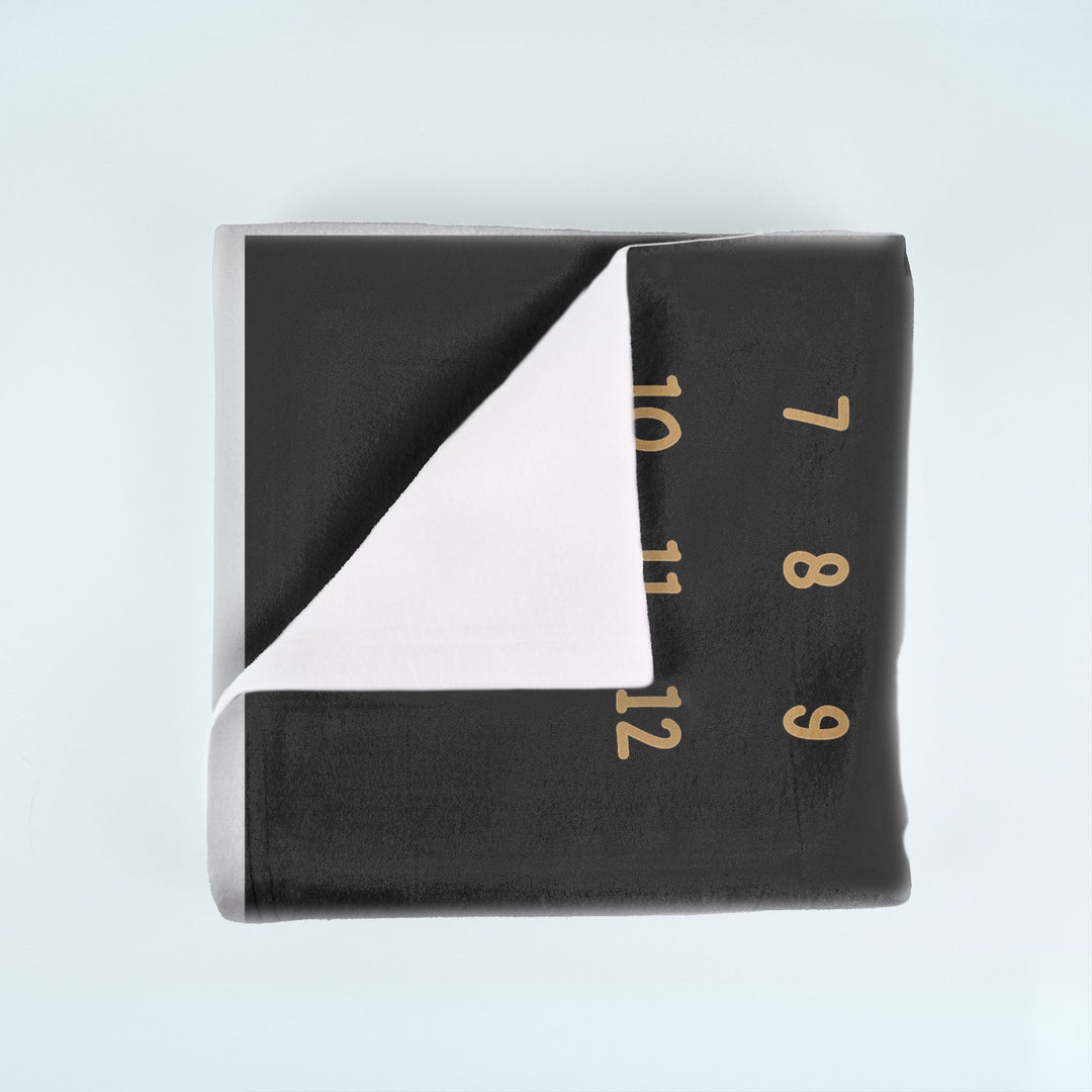 Musical Wolf Milestone Blanket