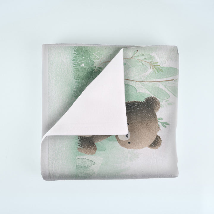Forest Bear Milestone Blanket