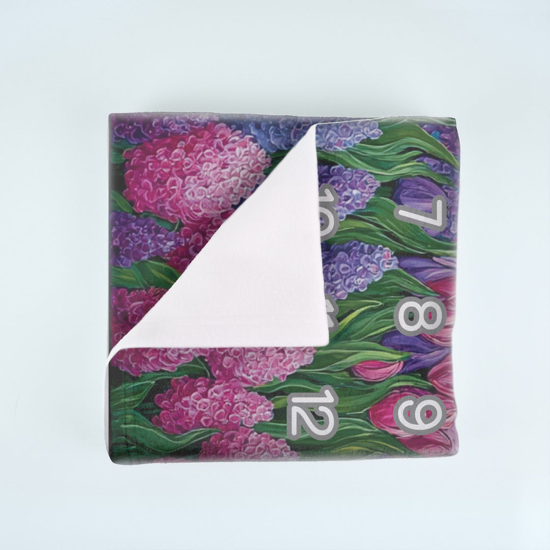 Whimsical Garden Milestone Blanket