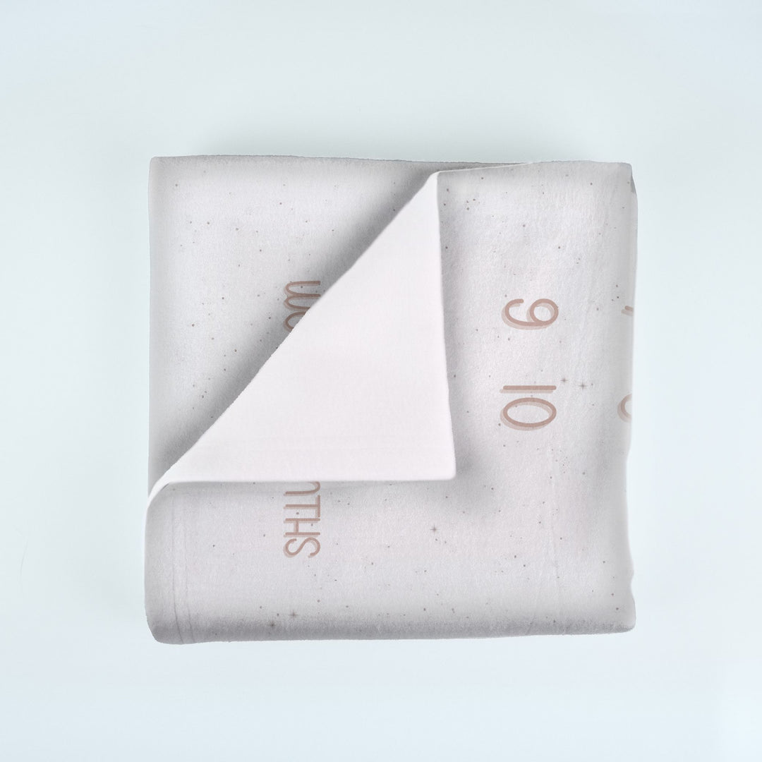 Mouse and Balloons Milestone Blanket