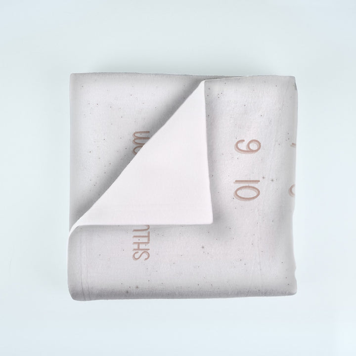 Mouse and Balloons Milestone Blanket