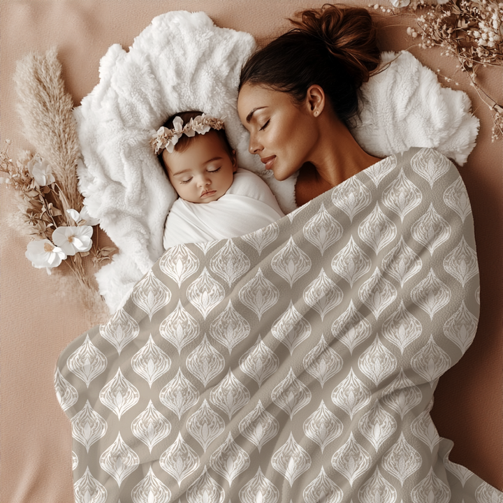 Tan Geo Blanket