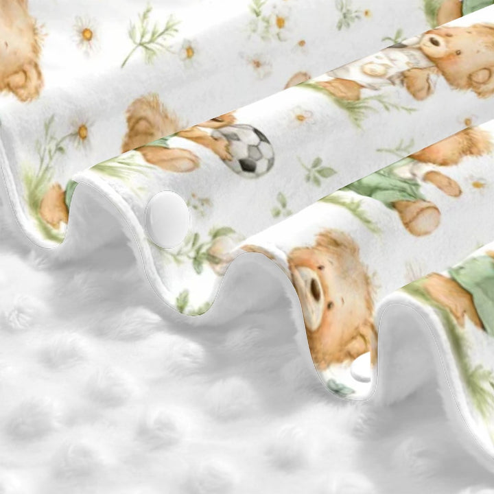 Bears Playing Soccer Car Seat Cover