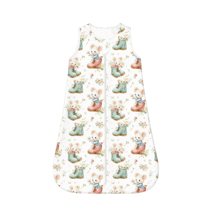 Mouse in Boots Sleeveless Baby Sleep Sack