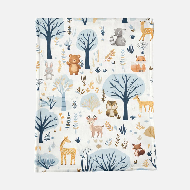 Woodland Animals Blanket