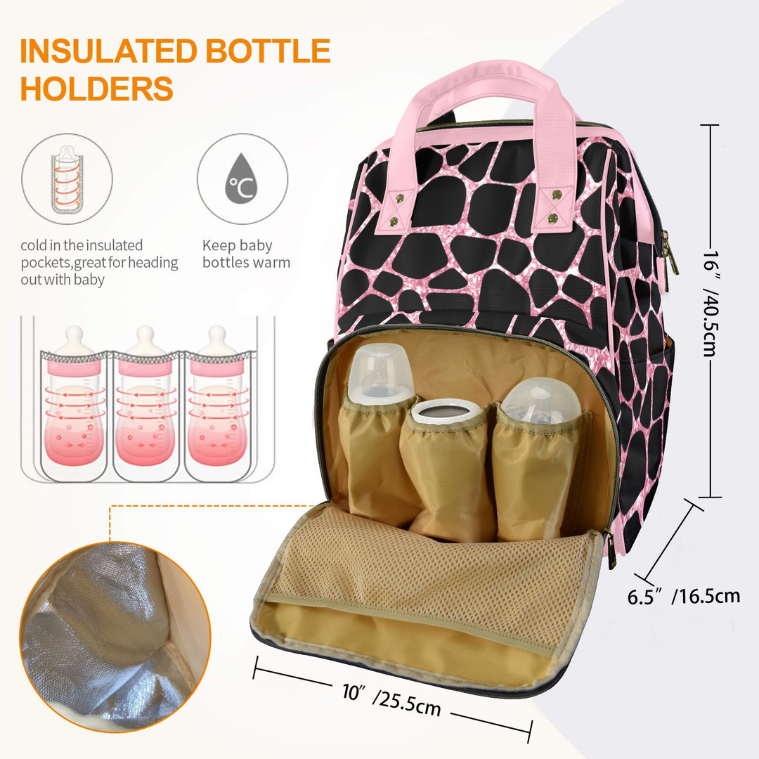Pink Pebble Diaper Bag