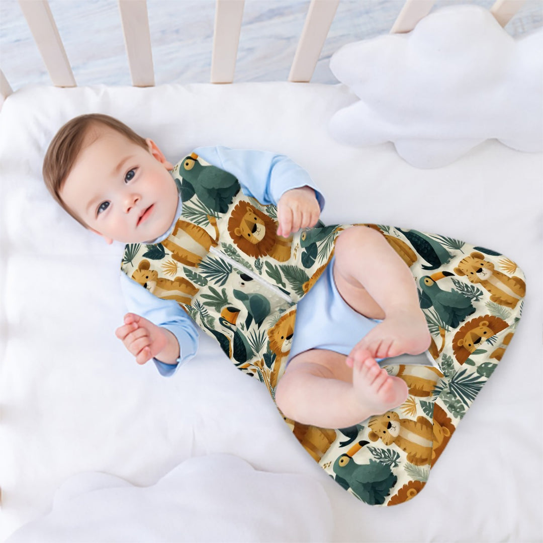 Jungle Animals Sleeveless Baby Sleep Sack