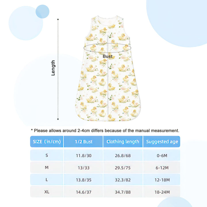 Baby Duckling Sleeveless Sleep Sack