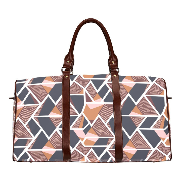 Brown Geometric Bag