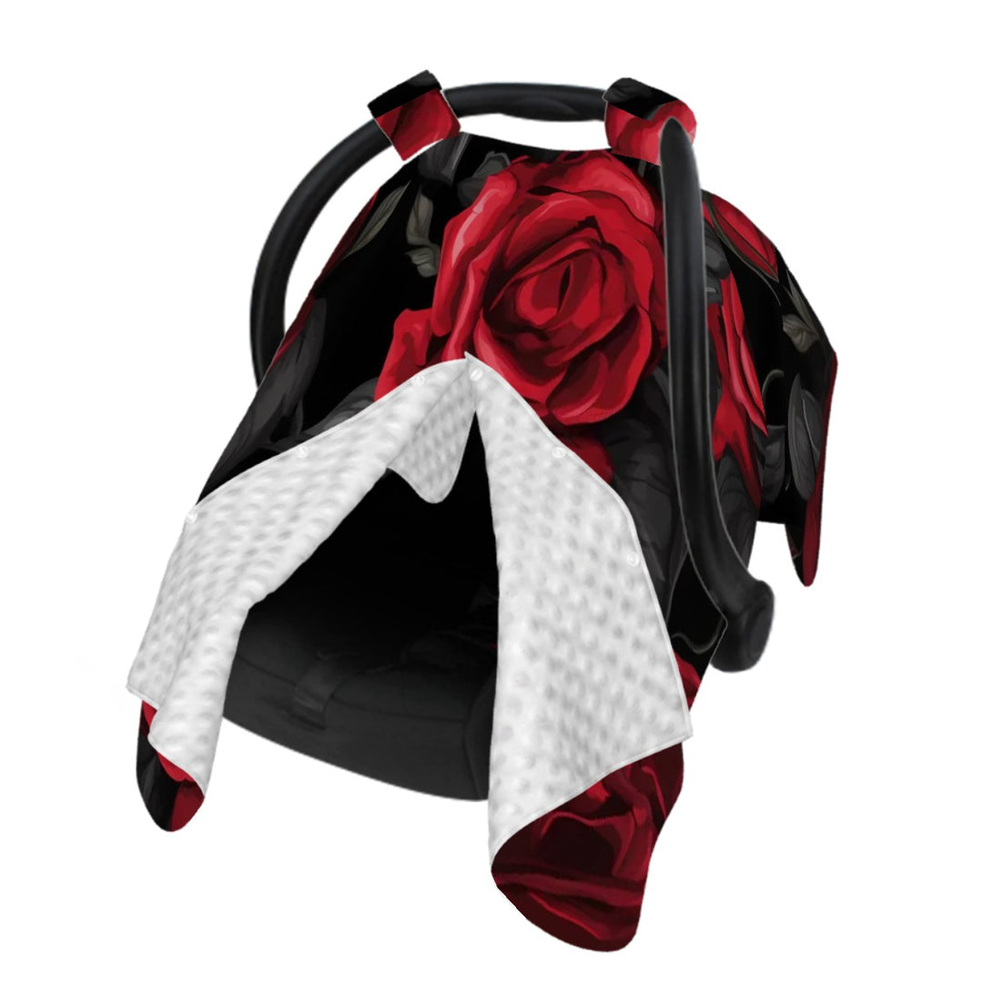 Red Rose Car Seat & Breastfeeding Cover
