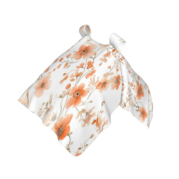 Peach Floral Car Seat & Breastfeeding Cover