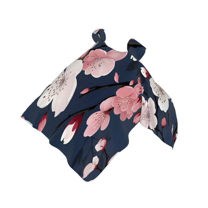Blue Cherry Blossom Car Seat & Breastfeeding Cover