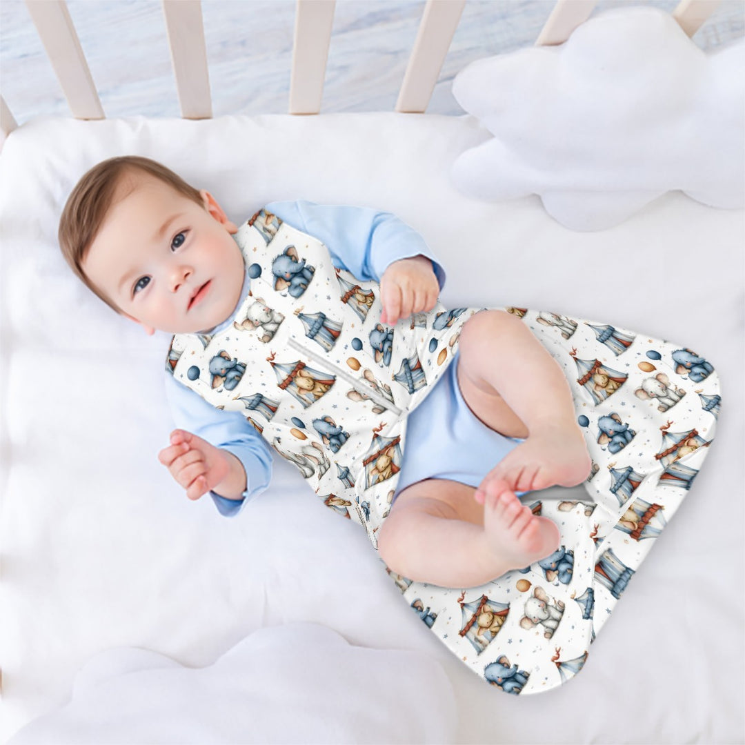 Whimsical Circus Sleeveless Baby Sleep Sack