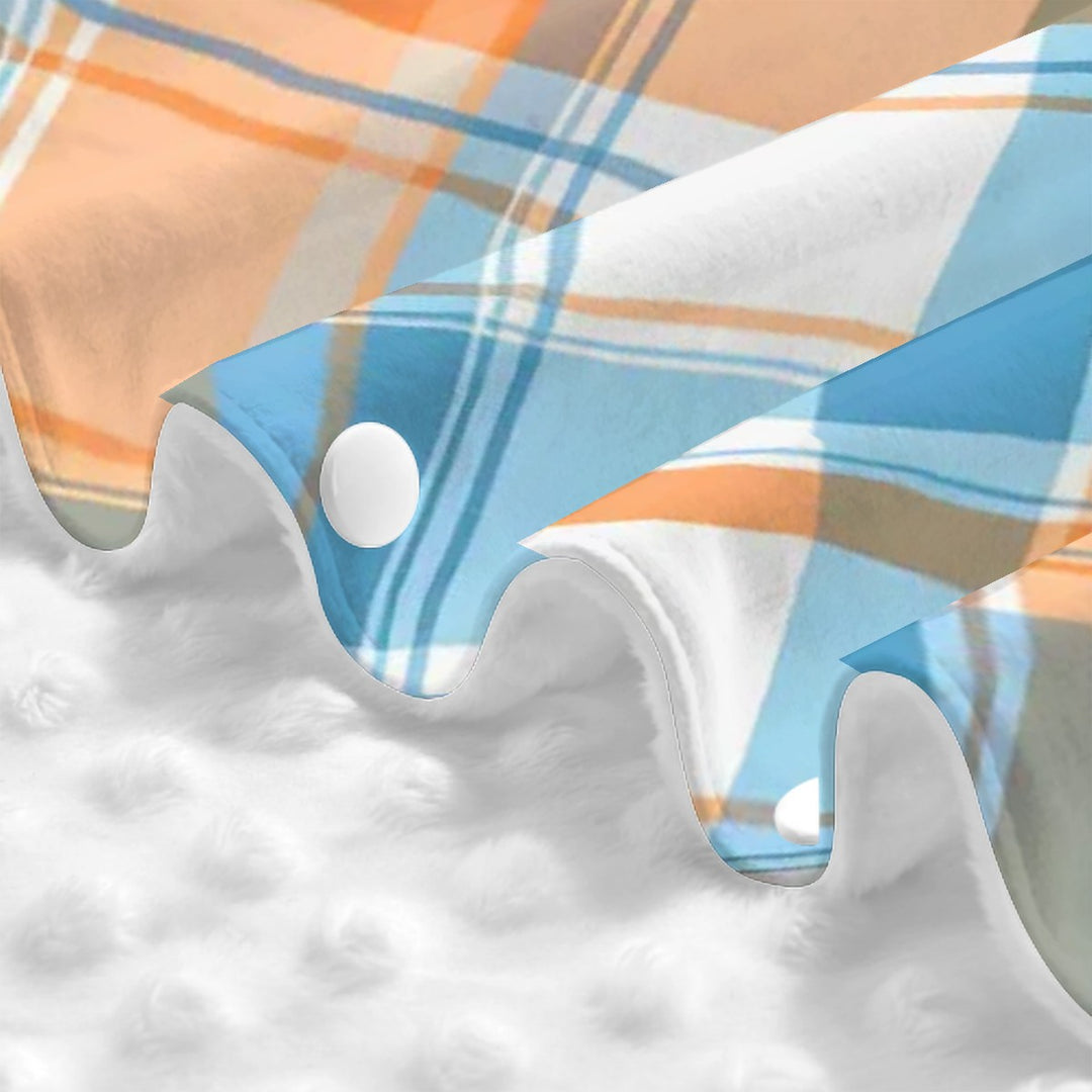 Orange and Teal Car Seat & Breastfeeding Cover