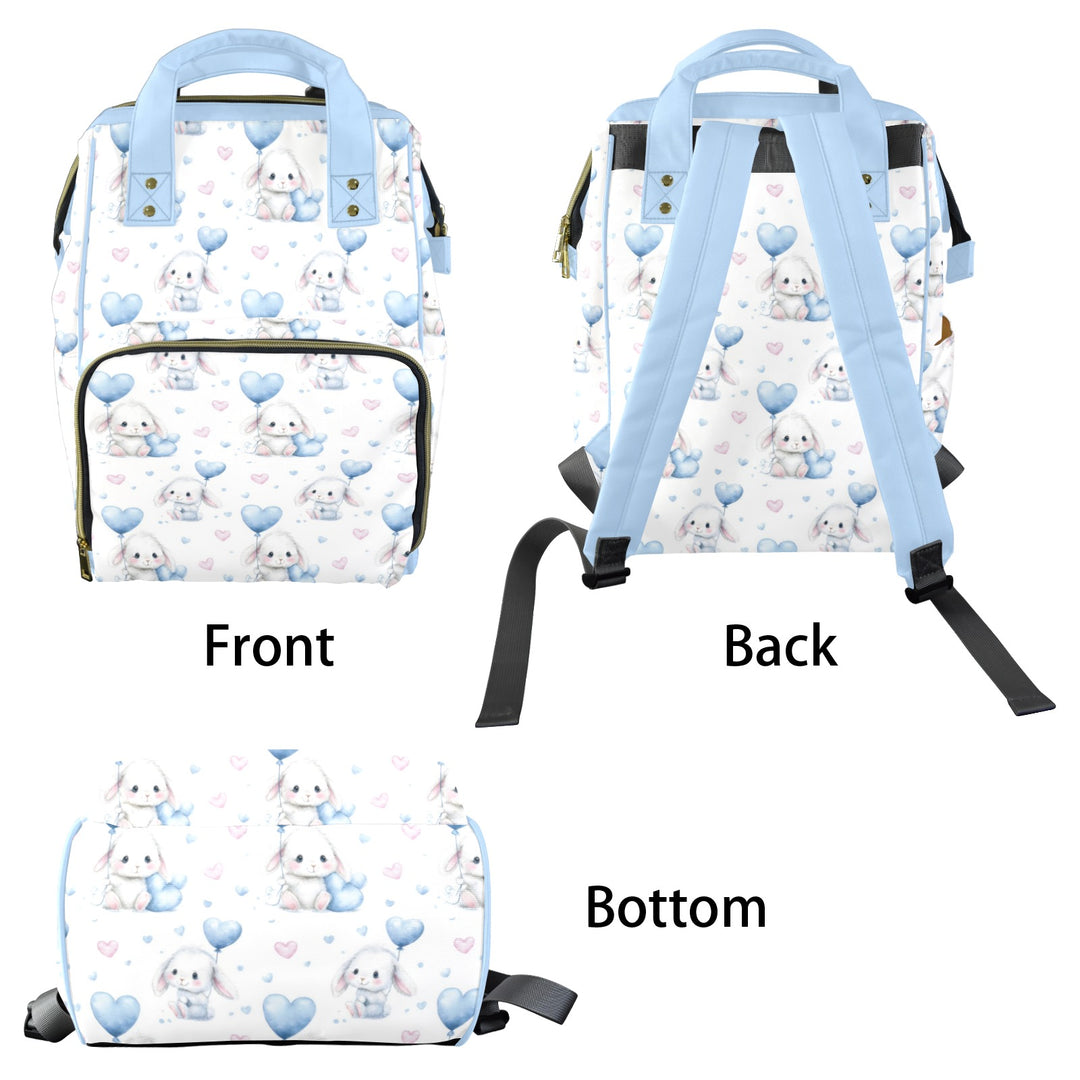 Rabbits and Balloons Diaper Bag