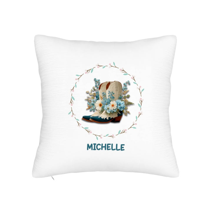 Cowgirl Boots Throw Pillow Covers